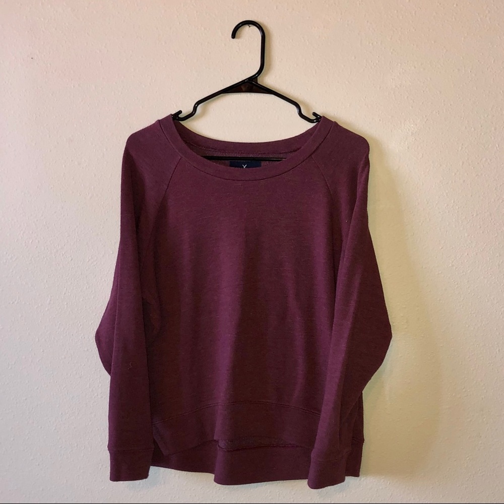 Maroon Crew Neck Sweatshirt